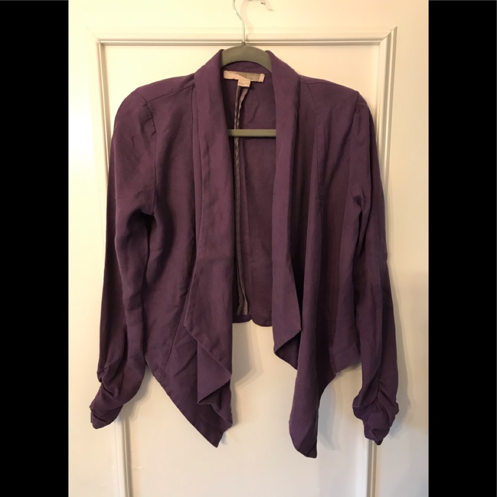 Forever 21 Plum Purple High-Low Blazer - Picture 10 of 14